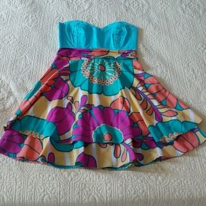 Vibrant Floral Judith March Dress - image 1